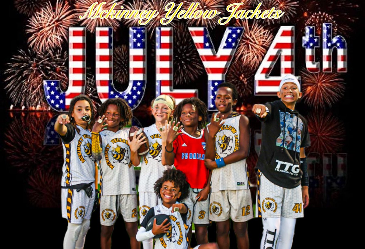 HEARTOFMCKINNEY's tweet image. 🇺🇸🇺🇸 Happy 4th of July 🇺🇸🇺🇸
#July4th #MckinneyYellowJackets