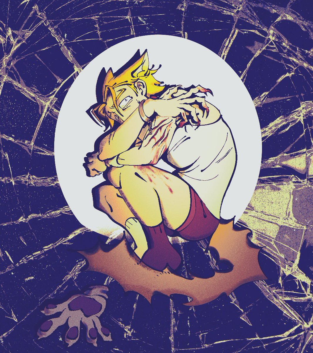 _trickroom_'s tweet image. af #3 for @AshleyMcmike (tw blood / self harm)