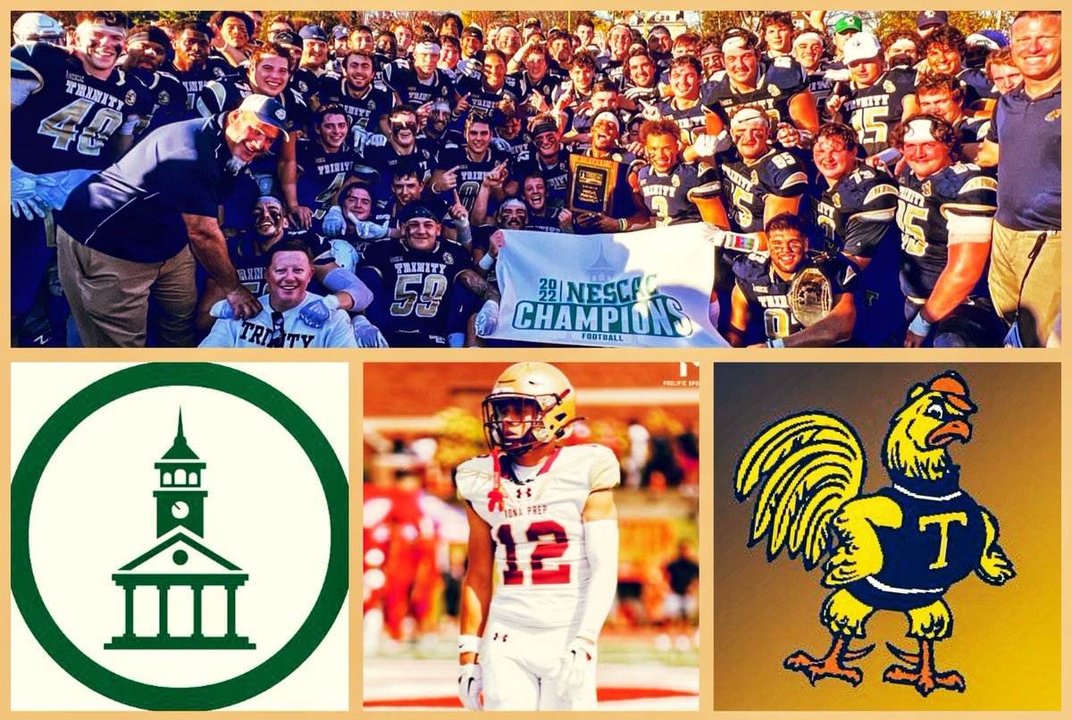 NE-Recruits (@ne6fb_recruits) on Twitter photo ⭕️ F F E R E D🤝
<a href="/TrinCollFB/">Trinity College Football</a> offers <a href="/ionafootball/">Iona Prep Football</a>’s ATH (WR | PR) <a href="/ericpirrello2/">Eric Pirrello</a> ‼️ <a href="/NESCAC/">NESCAC</a>
#d3fb
Congrats, Eric.
#NYCHSFL ⭕️ F F E R E D🤝
<a href="/TrinCollFB/">Trinity College Football</a> offers <a href="/ionafootball/">Iona Prep Football</a>’s ATH (WR | PR) <a href="/ericpirrello2/">Eric Pirrello</a> ‼️ <a href="/NESCAC/">NESCAC</a>
#d3fb
Congrats, Eric.
#NYCHSFL