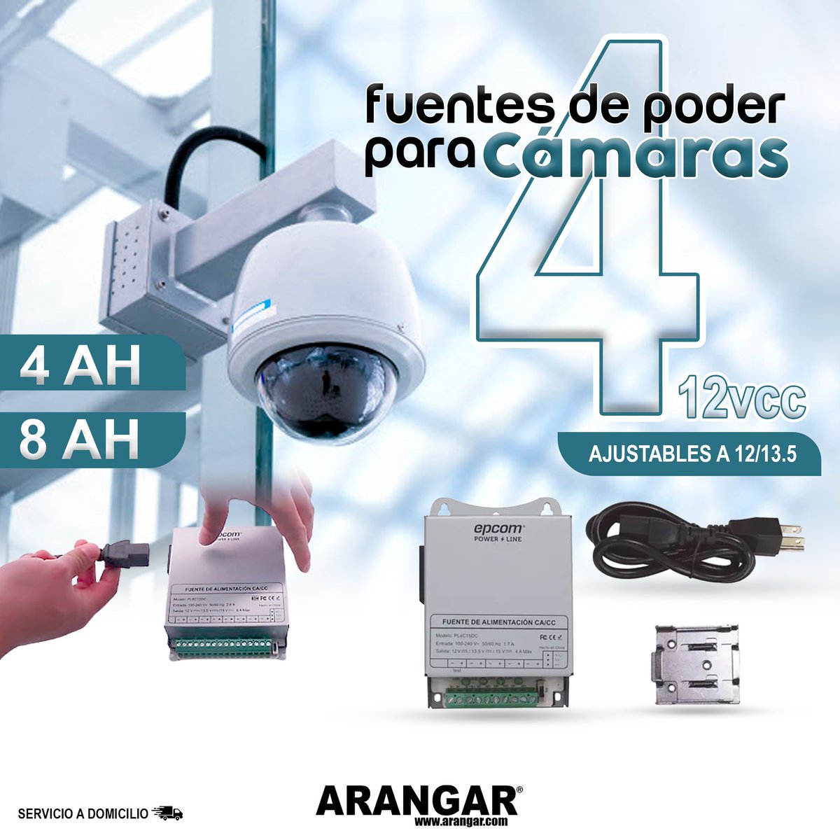 arangaroficial's tweet image. 📹 #FuentesDePoder ✅ | Suministra la energía eléctrica y haz que tus 𝐜𝐚́𝐦𝐚𝐫𝐚𝐬 𝐟𝐮𝐧𝐜𝐢𝐨𝐧𝐞𝐧 𝐜𝐨𝐫𝐫𝐞𝐜𝐭𝐚𝐦𝐞𝐧𝐭𝐞 y de manera eficiente.

📲Compra aquí: wa.link/9e89ew
#SoluciónaloConArangar