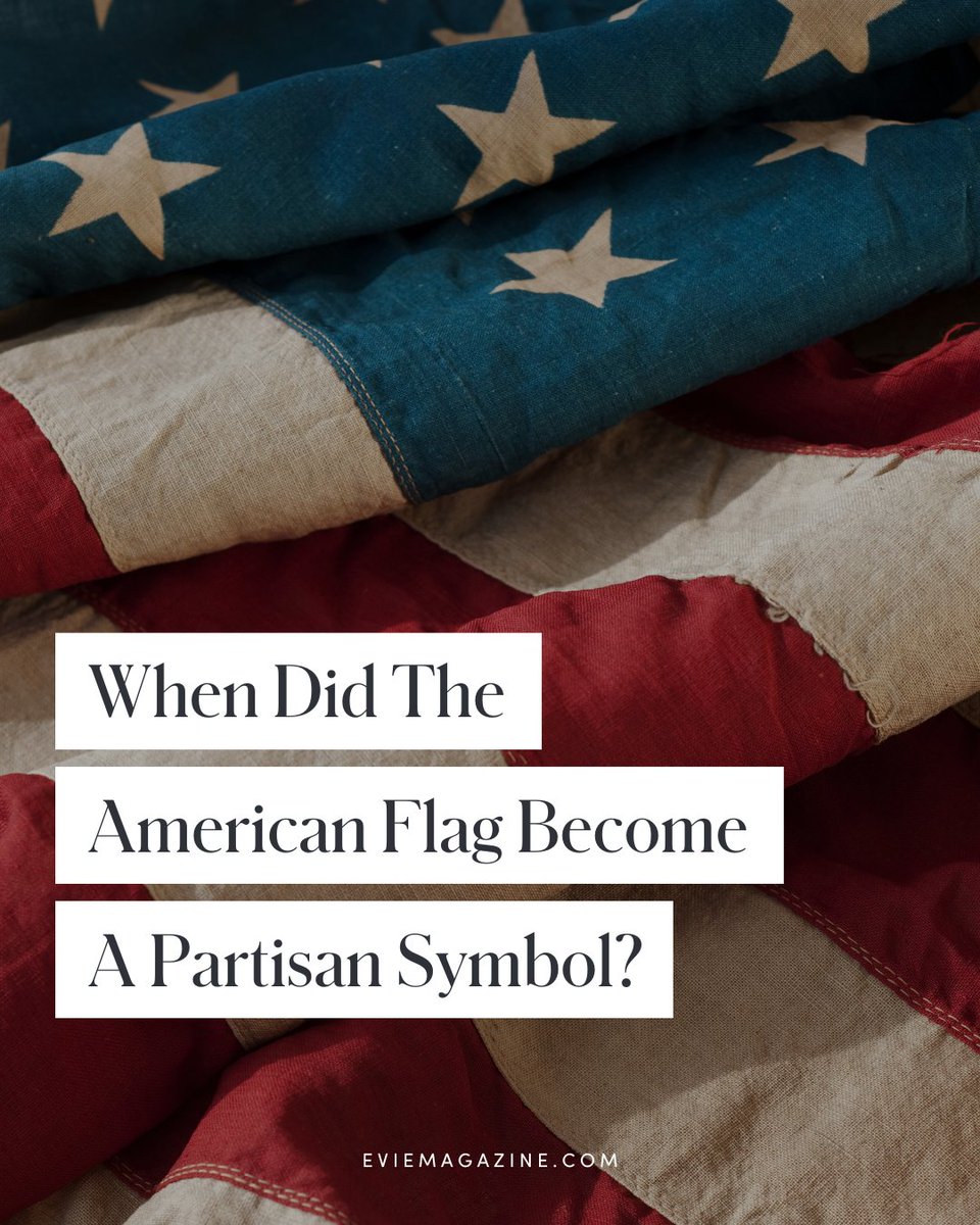 When Did The American Flag Become A Partisan Symbol?

"There seems to be a modern consensus among both progressives and conservatives:

If you proudly wear, fly, or display the star-spangled banner, your political stance is automatically assumed to lean right by people on both