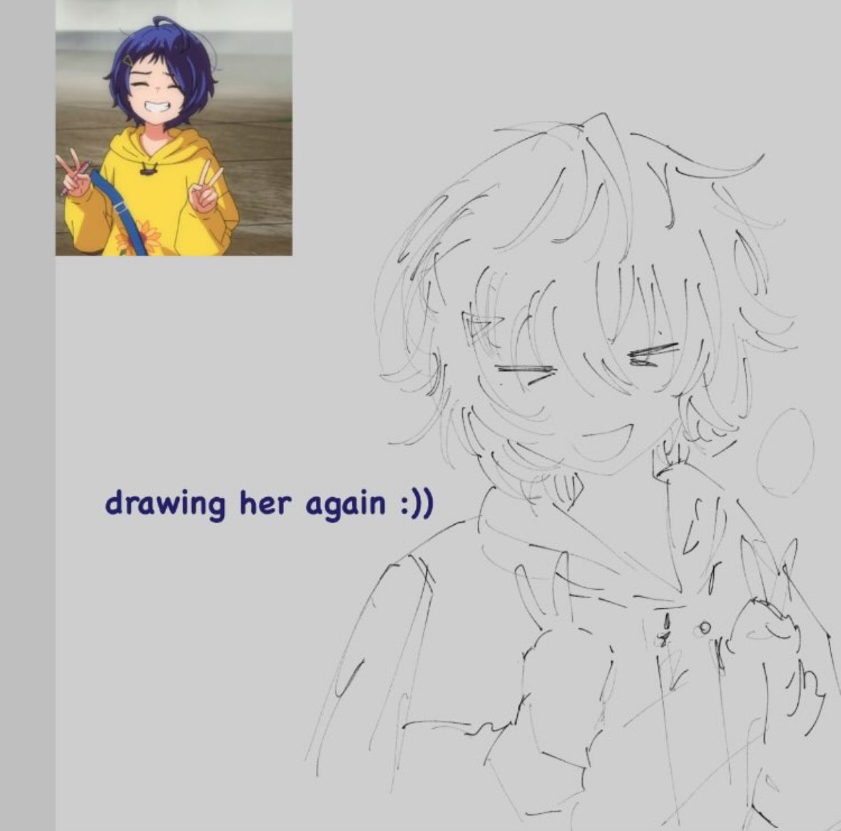 ttsunw's tweet photo. wep wip 
ai ohto my girl

#wondereggpriority #aiohto https://t.co/oJCBxYUXzt