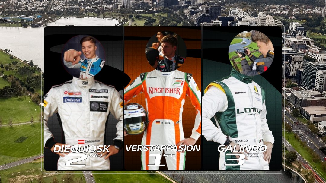 ¡Se acabó la única sesión de libres de este racing weekend!¡Aquí está el top 3!