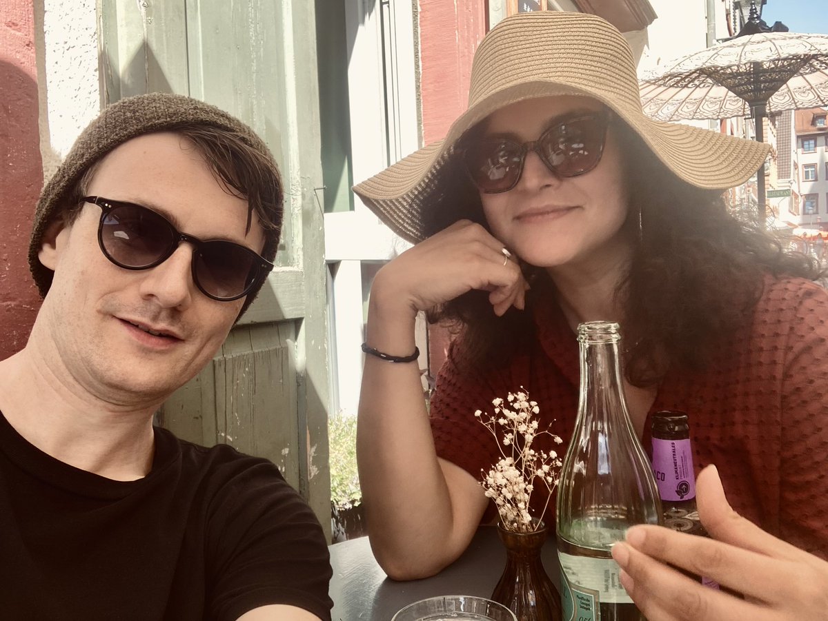 welsch_martin's tweet image. Sparkling Kantianer Kaffee mit the one and only Paula Órdenes und viel Cola und Soda