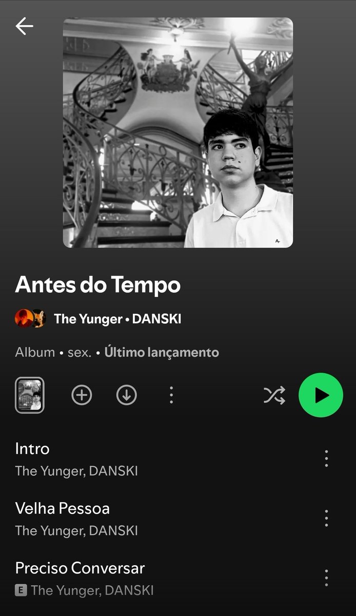 DANSKIIIIIII's tweet image. ANTES DO TEMPO ESTÁ OFICIALMENTE LANÇADO NO SPOTIFY GALERA!!!
Vão lá escutar!!!