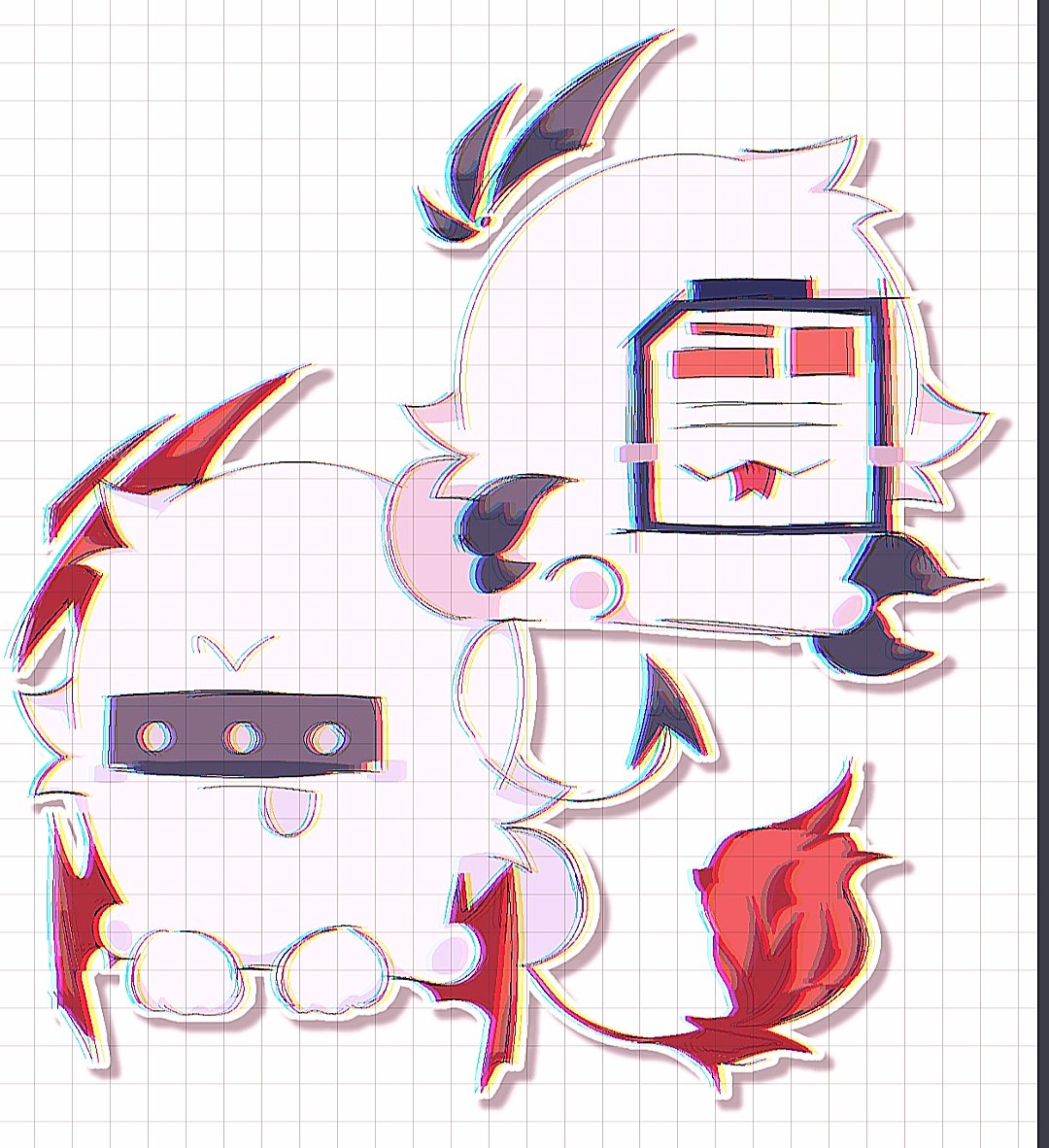 Two mischievous demons 
#AmongUs