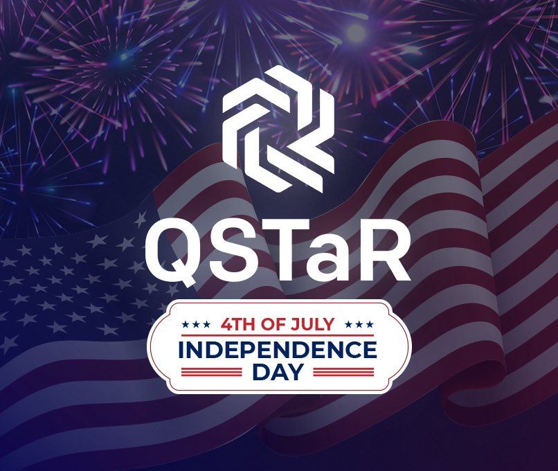 Happy 4th of July from all of us at QSTaR! 🇺🇸
Wishing everyone a day full of fireworks, freedom, and good vibes.

Here’s to independence, innovation, and building our future! 

Enjoy the holiday, we’ll see you on the other side of the BBQ. 🔥🌭
