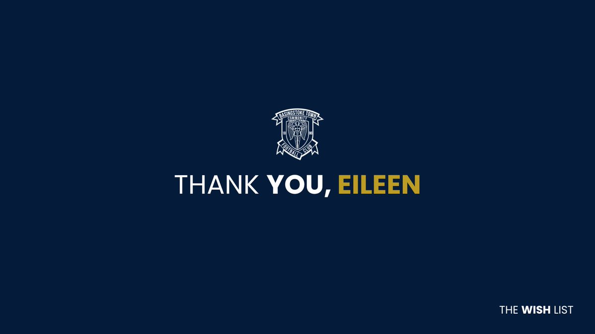 Wow. Just Wow. 

An extraordinary thank you to Eileen Durrant – for a gift that could, quite literally, save a life.

We’re grateful for every item on our wishlist; but this one stands apart for what it could mean, not just for the club, but for a life.

Eileen has generously