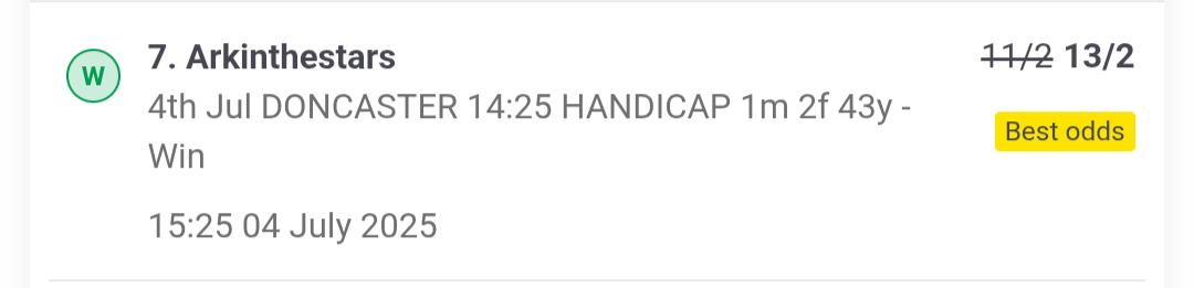 paulfarns's tweet image. Doncaster has been rather kind to me this afternoon. Thanks to @DFrankcom for the shout in the 2:25 馃憤