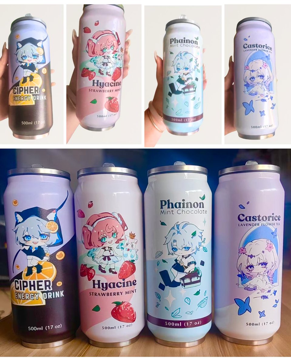 Samples for the phainon / hyacine/ castorice/ cipher bottles 🫶 photos were sent by manu so please excuse the quality!!  #honkaistarrail