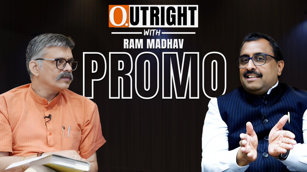 Get ready for an exclusive conversation! <a href="/rammadhav_/">Ram Madhav</a> ji, President of <a href="/indfoundation/">India Foundation</a> &amp; veteran RSS Pracharak, speaks to Organiser Editor <a href="/prafullaketkar/">prafulla ketkar 🇮🇳</a>
Ji about shifting global landscape &amp; Bharat's pivotal role in it. 

Don't miss his insights in the upcoming edition of OUTRIGHT
