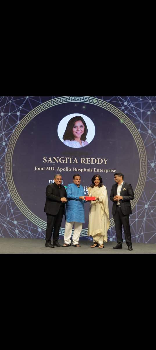 Dr. Sangita Reddy (@drsangitareddy) on Twitter photo Feeling incredibly humbled and grateful to be named among the top 3 most powerful women in India by <a href="/FortuneMagazine/">FORTUNE</a> India’s 100 Most Powerful Women 2025 list.
This recognition is not just mine, but a shared achievement with my amazing sisters <a href="/preethareddy28/">PreethaReddyOfficial</a> <a href="/SuneetaReddy4/">Suneeta Reddy</a> and Feeling incredibly humbled and grateful to be named among the top 3 most powerful women in India by <a href="/FortuneMagazine/">FORTUNE</a> India’s 100 Most Powerful Women 2025 list.
This recognition is not just mine, but a shared achievement with my amazing sisters <a href="/preethareddy28/">PreethaReddyOfficial</a> <a href="/SuneetaReddy4/">Suneeta Reddy</a> and