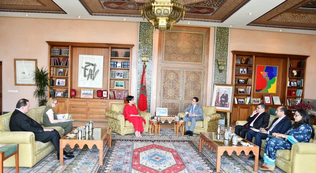 MFA Nasser Bourita held talks with the Minister of Foreign Affairs and Human Mobility of the Republic of Ecuador, Ms. Gabriela Sommerfeld
On this occasion, the two ministers reiterated their mutual willingness to further strengthen the development of their bilateral relations