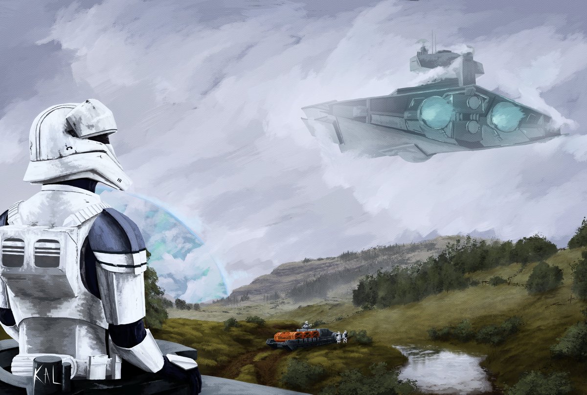 Im happy that its finally done!!!!! My imperial army piece

Over 28 hours of work on it making it one of my largest pieces of all time, so I hope you enjoy
(also I will be doing test prints on this and hopefully will have them up on my Etsy &amp; Ebay to sell in A2)
#StarWars #Andor