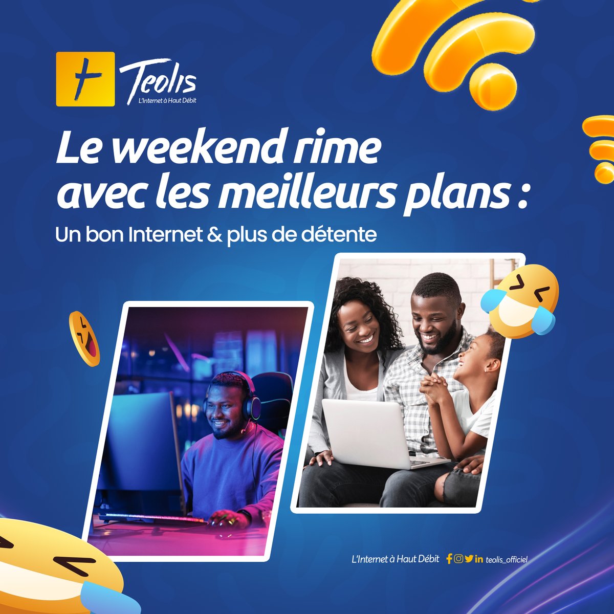 📲 Et vous, c’est quoi votre plan ce weekend ?

Streaming, jeux en ligne ou moments en famille… tout devient meilleur avec Teolis Wifi !

Le weekend prend une autre saveur.

#Teolis #Internet #FamilleConnectée #TGIF #TgTwittos