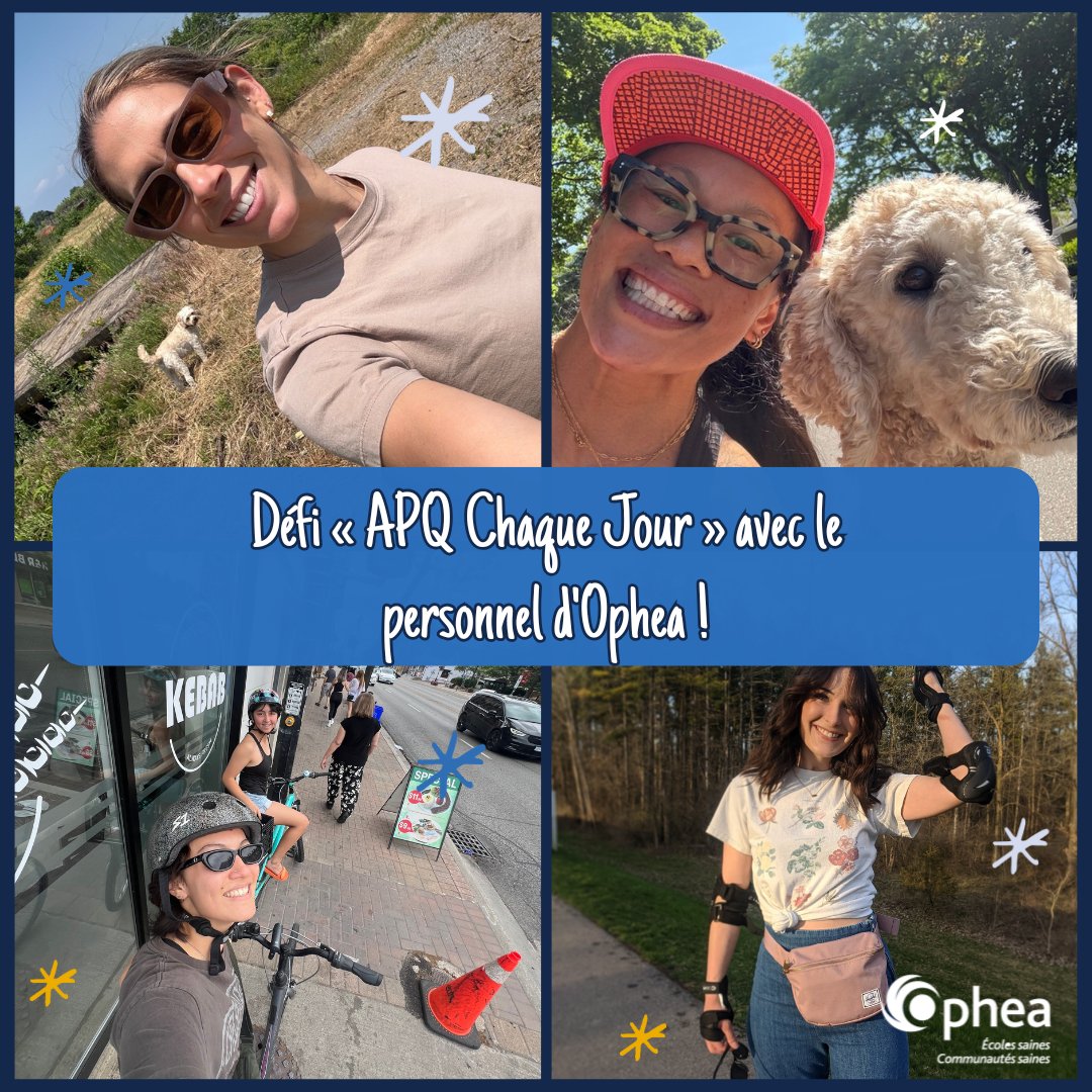 Notre équipe a relevé le défi #APQChaqueJour pour montrer qu'un peu de mouvement fait beaucoup de bien ! Nous avons fait de 20 minutes d’APQ une partie amusante de notre routine - tout comme ce que nous encourageons pour les étudiants à travers la province !  #PeuImporteLaFaçon