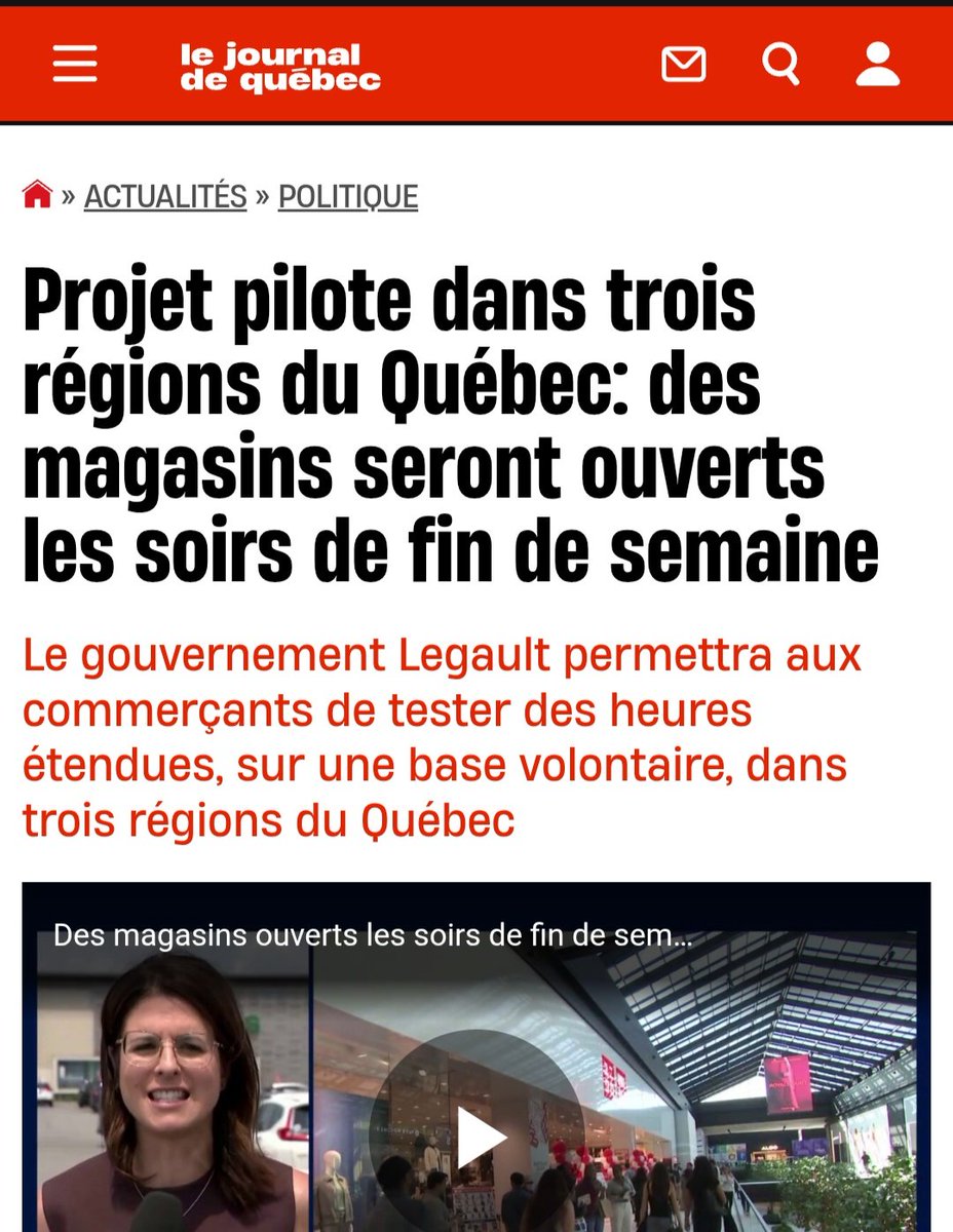 senseipascal's tweet image. Une autre belle fierté québécoise ! ⚜️
Notre gouvernemaman va PERMETTRE à des (vrais) experts de la vente au détails d'ajuster leurs heures d'ouverture, pour voir.
MAIS, on parle français et on a une belle espérance de vie !
Soyons fiers, tous et chacun.
#polqc