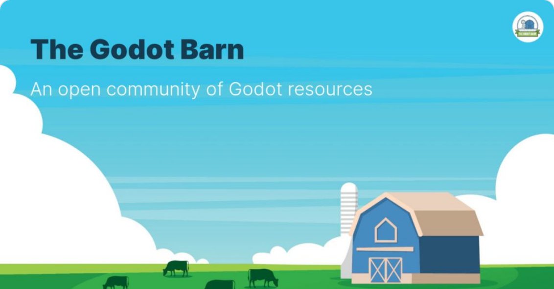 The Godot Barn tweet media
