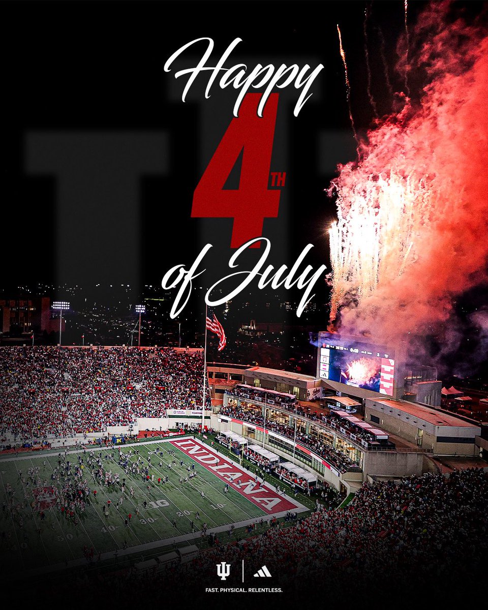 Happy 249th birthday, America! Blessed to live in the greatest country on Earth! Thank you to those who made the ultimate sacrifice to ensure our freedoms! God Bless America and Go Hoosiers! 🇺🇸🦬