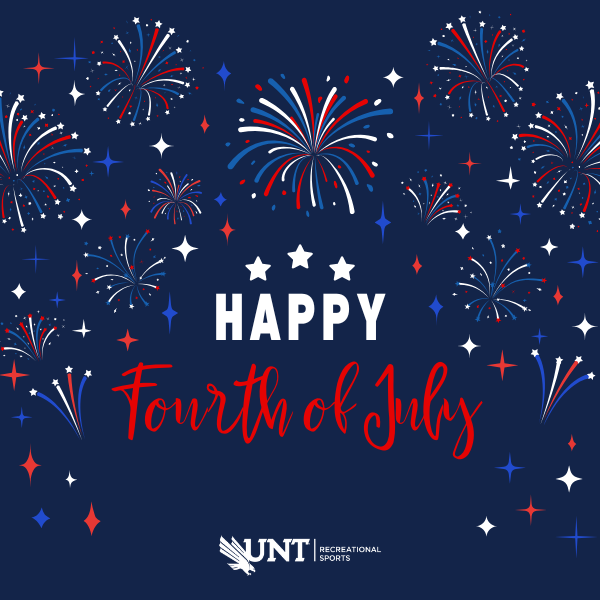 Happy 4th of July! 🎆 Celebrating freedom and fun with the Mean Green! 🇺🇸 #FourthOfJuly #UNTRecSport #UNT
