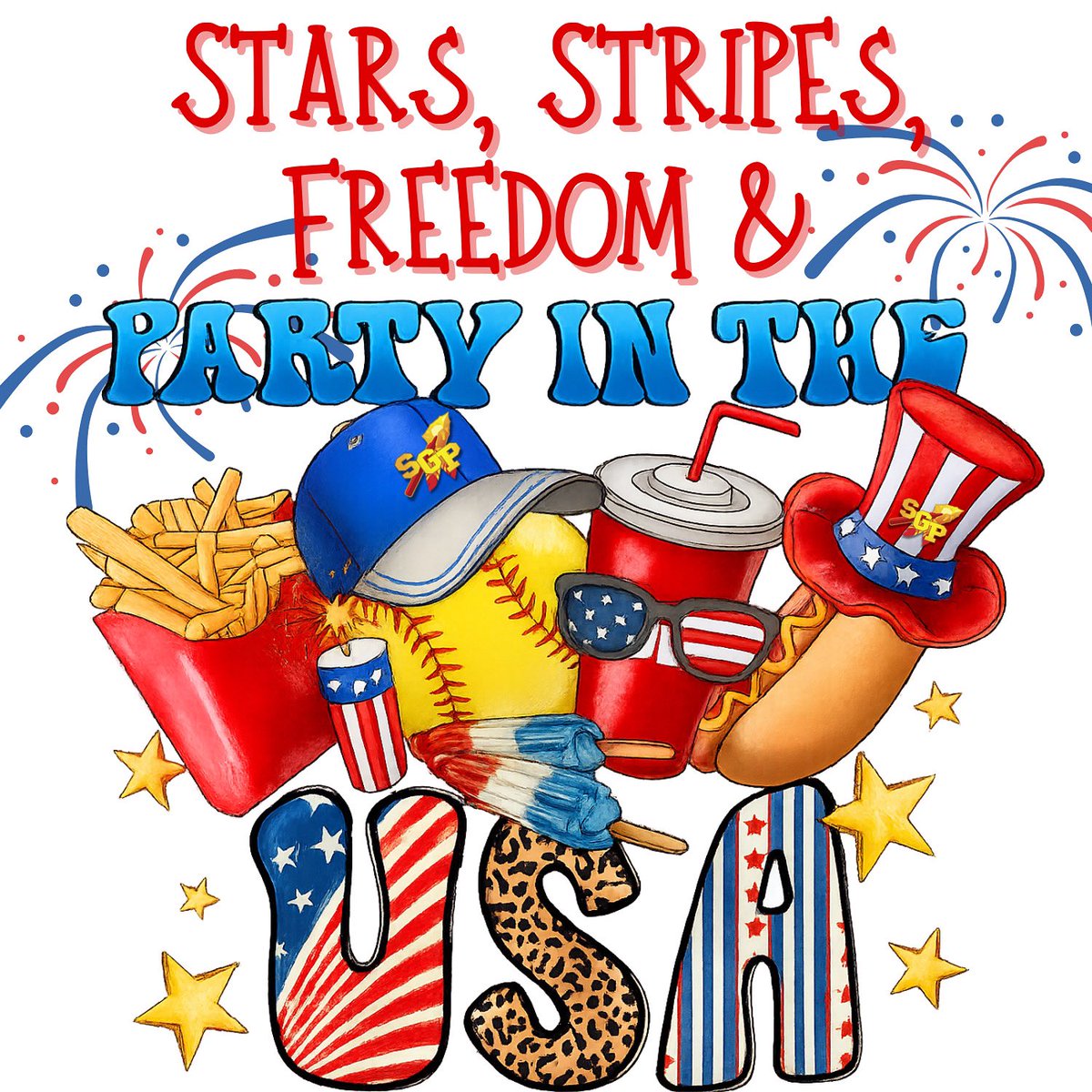 Wishing you a day full of freedom, fireworks, and fastballs! 🧨🎆🇺🇸