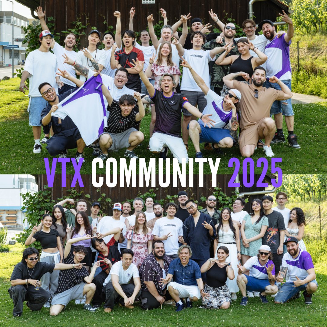 The VTX-Community is growing and getting stronger! Let's keep it up! Here a photo from the June Meet-Up in Zurich!

We wish you all a great summer 😎☀️

📸 <a href="/_lycrus/">Lycrus 🌱</a>