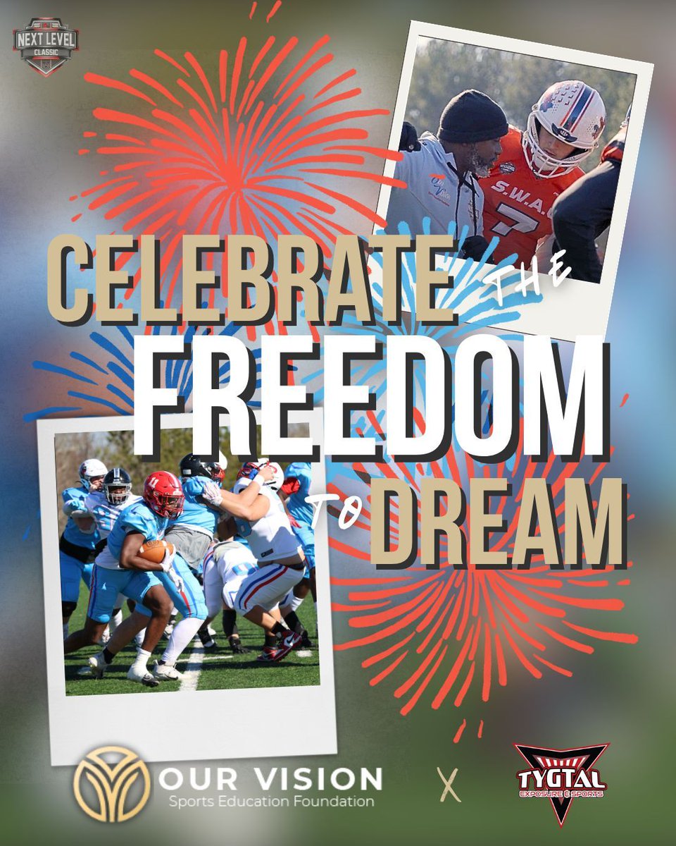 This Independence Day, we celebrate more than freedom.

We celebrate the freedom to dream.

From the first whistle to the final touchdown, these young athletes are chasing greatness.

🔗 Support a future star via Stashlete today. 

#NextLevelClassic #Tygtal  #StashletePartner