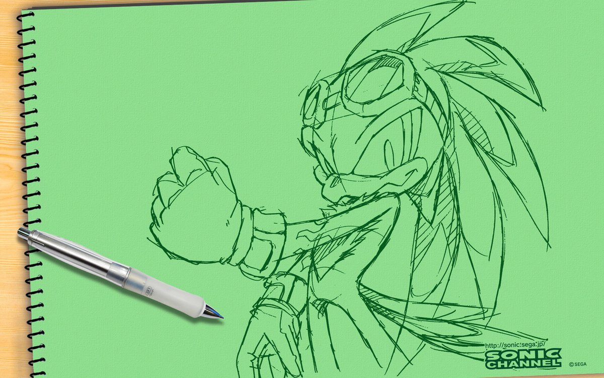 Jet The Hawk wallpaper, released on the Sonic Channel website in June, 2010.