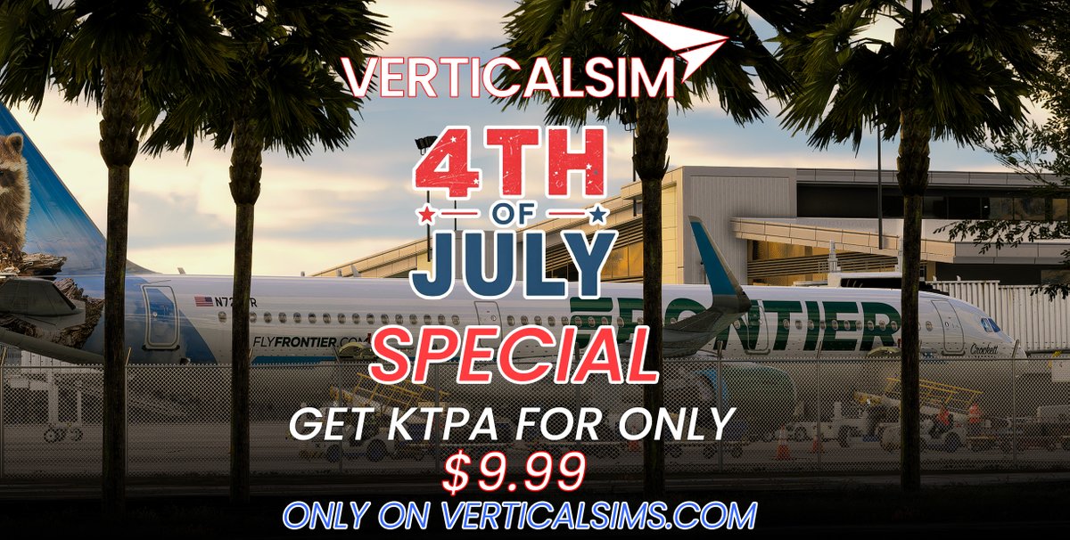 📷 4TH OF JULY SPECIAL NOW AVAILABLE 📷

 GET KTPA FOR MSFS FOR $9.99 ON 
VERTICALSIMS.COM ONLY 
verticalsims.com/shop/mfs/ktpam… (edited)