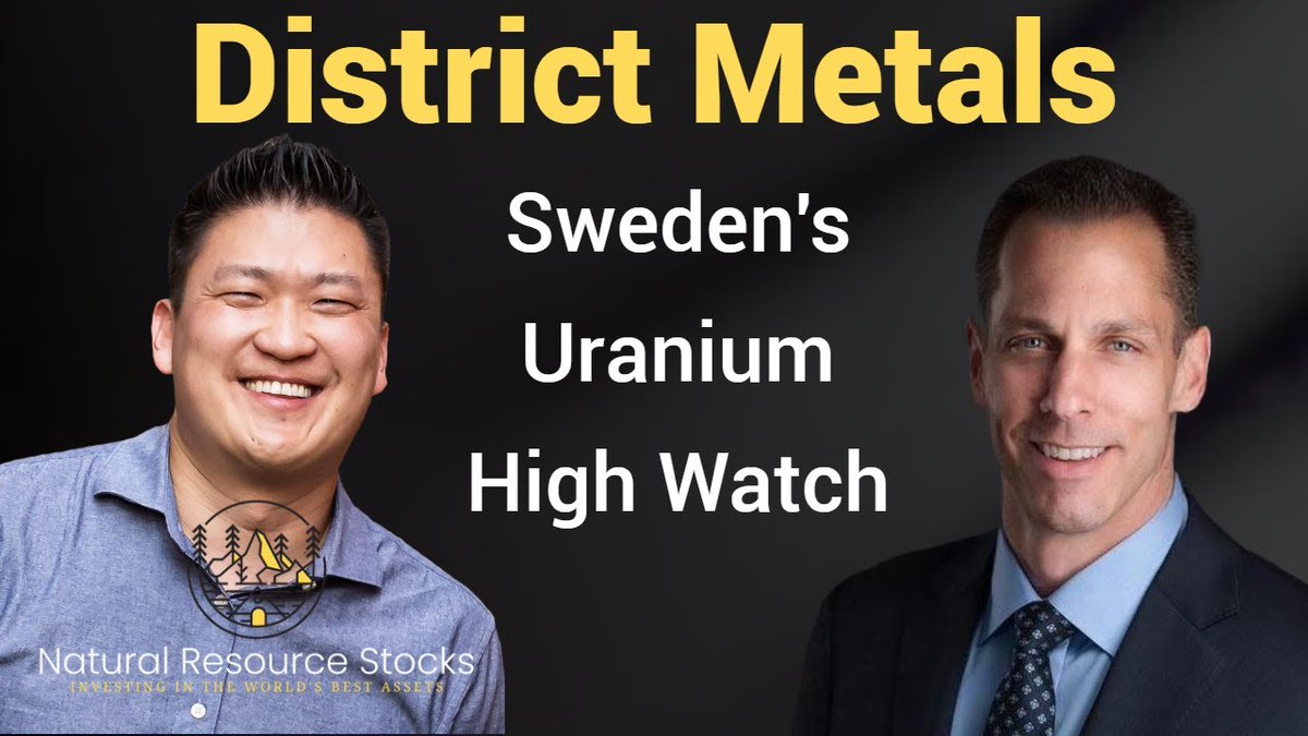 district_metals's tweet image. Why invest in District Metals? Watch our President & CEO, Garrett Ainsworth's interview with Natural Resource Stocks for an overview of the company, including:
🏆 Garrett's track record of success in #uranium exploration
⚒️ The polymetallic opportunity with Tomtebo and the…