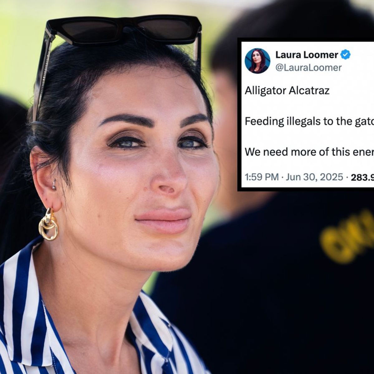 KascadeWilson's tweet photo. Why does @LauraLoomer 's racist ass look like Spiderus? https://t.co/5EzQBgubIl