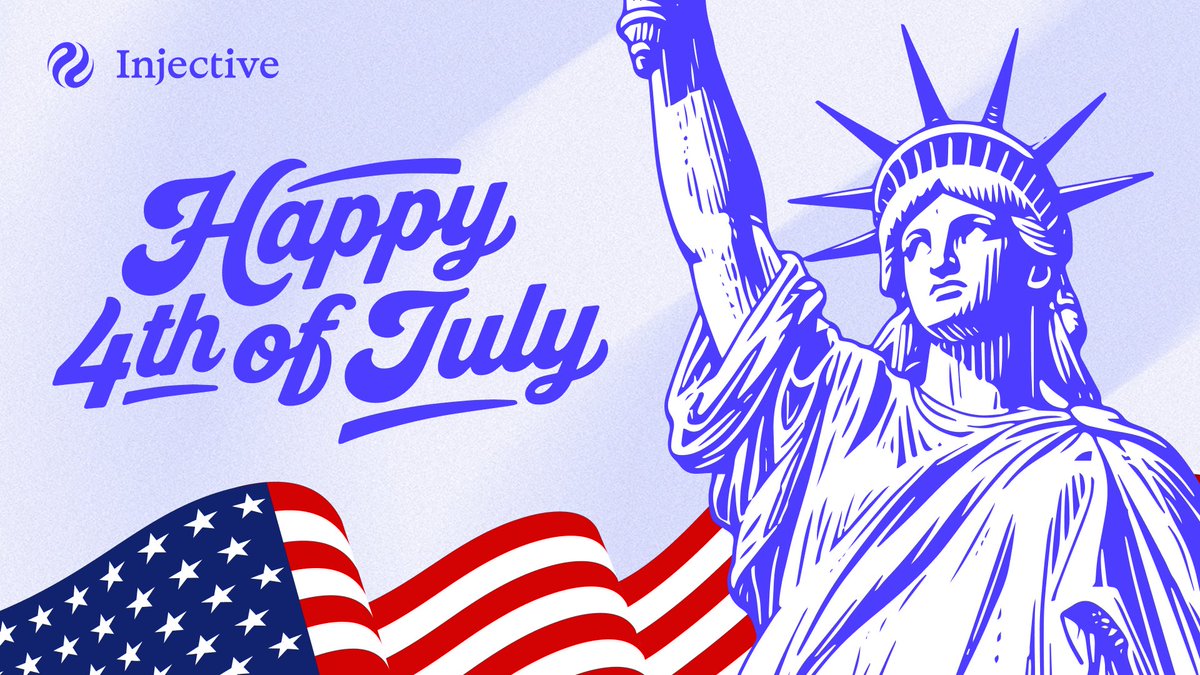 HAPPY INDEPENDENCE DAY 🇺🇸

Injective is proud to be building the future in the heart of the United States, unlocking true freedom and equity for all builders, users and ninjas out there.