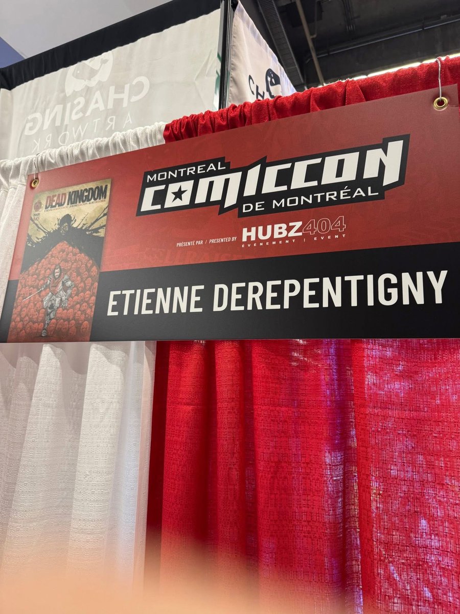 red5comics's tweet image. Montreal, it is ON! Come see creator Etienne Derepentigny at Montreal Comiccon and pick up DEAD KINGDOM today!

#readmorecomics #montrealcomiccon