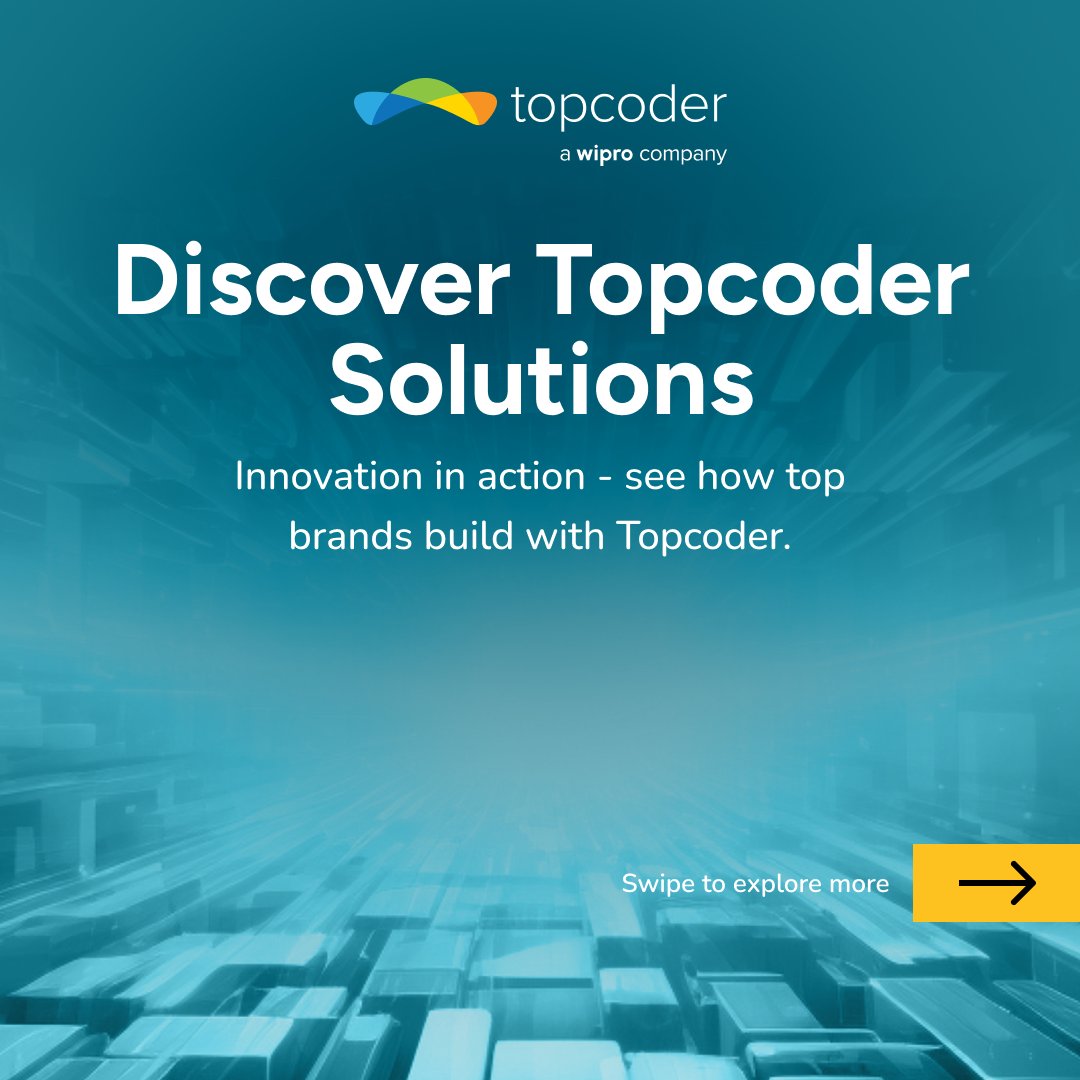 Topcoder's tweet image. Innovation in action 🚀
See how NASA, T-Mobile, and Estée Lauder build with Topcoder.
🌍 1.9M+ experts | 200+ countries
⚙️ AI, App Dev, Data Science, QA & more
💡 Instant capacity. Quality at speed.
Check the Topcoder solutions in the comments.
#Innovation #Topcoder #AI