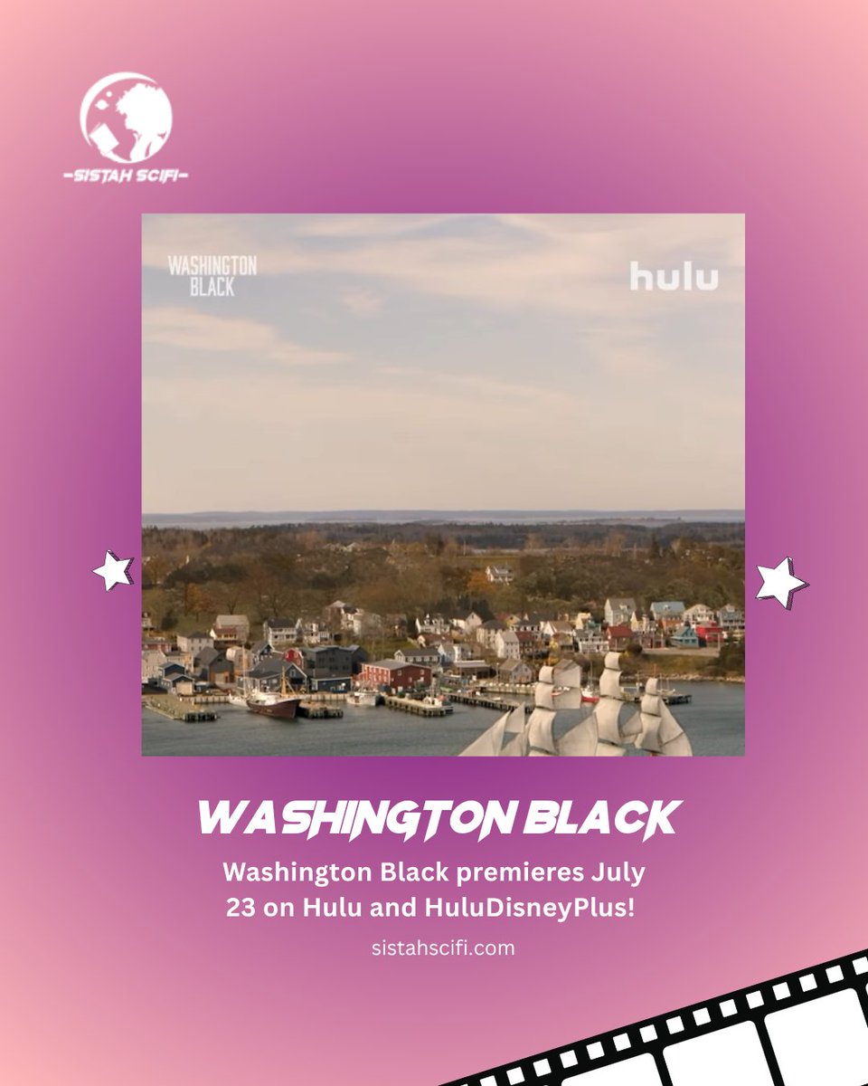 Washington Black premieres July 23 on <a href="/hulu/">Hulu</a> and Hulu Disney Plus.

🎬 Mark your calendars and get ready for a story of courage, wonder, and the power of the human spirit.

#sistahscifi #WashingtonBlack #HuluOriginal #HistoricalFantasy
