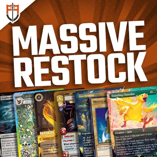 All your favorites are back in stock! Wark! Including a restock of Final  Fantasy Singles Shop Now: https://t.co/rOCA9Q4SKl #MTG #F2F #FinalFantasy