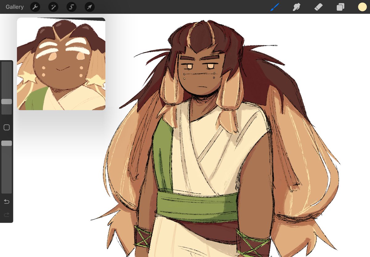 kerpi_017's tweet image. ive been drawing cookies way too much time to humanize them #churrocookie #cookierunovenbreak