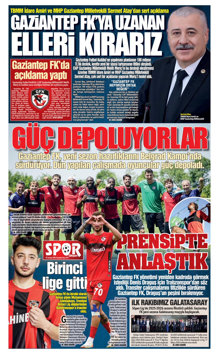 gaziantepolusum's tweet photo. Gazetemizin tüm sayfalarını aşağıdaki E-Gazete linkini tıklayarak takip edebilirsiniz.
https://t.co/wDrBLyfMc2 https://t.co/7FBQzcToGD