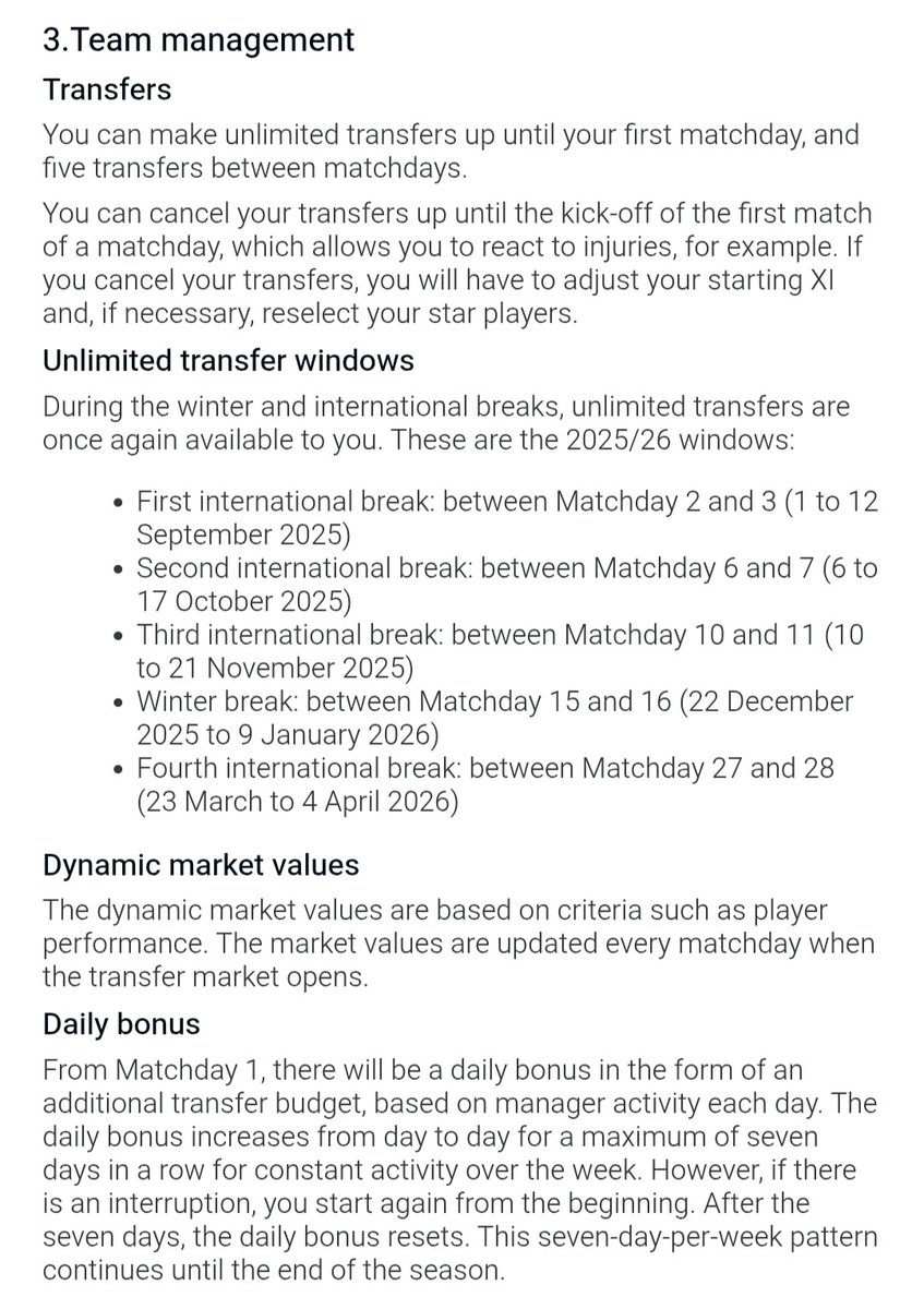 aldosahala's tweet image. ✨ #BLFantasy NEW UPDATE
- A new feature allows you to cancel transfers before the deadline
- Price changes back
- Daily login &lt;&lt;&lt; manual subs