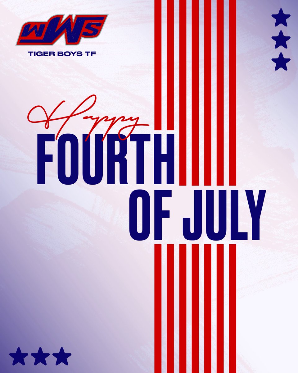 Happy 4th of July from TigerTF <a href="/WWSathletics/">WWS Athletics</a>