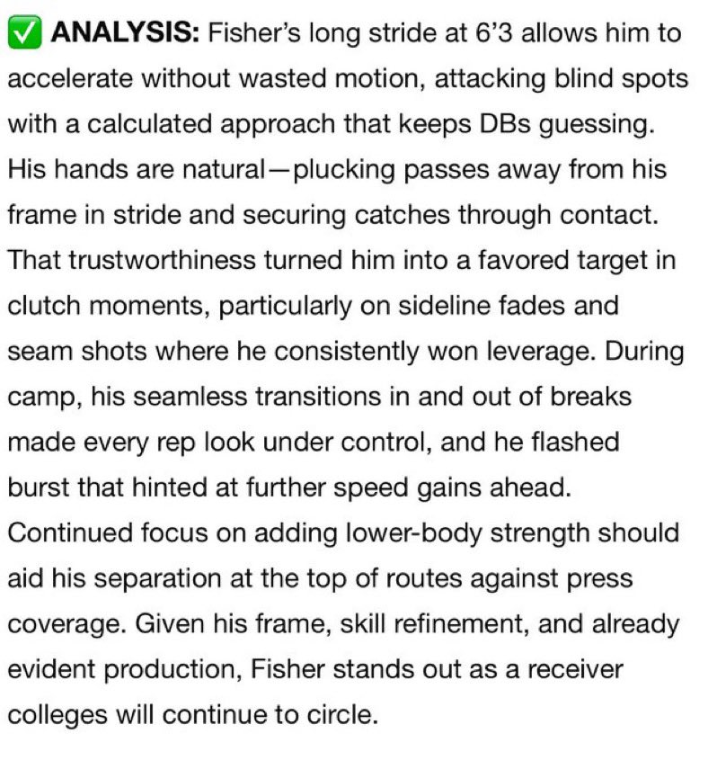 Tony Jones Fisher (@tonyfisher24) on Twitter photo Thank you for the write up I really appreciate it!! <a href="/sixstarfootball/">Six Star Football | PLUS+</a> 🙏🏽
<a href="/BHSREDDEVILFB/">BHS Red Devil Football</a> <a href="/CoachSMorris/">Coach Morris</a>
<a href="/PrepRedzoneWI/">Prep Redzone Wisconsin</a> <a href="/MJ_NFLDraft/">Mark Johnson</a> <a href="/OJW_Scouting/">PrepRedzone Oliver</a> Thank you for the write up I really appreciate it!! <a href="/sixstarfootball/">Six Star Football | PLUS+</a> 🙏🏽
<a href="/BHSREDDEVILFB/">BHS Red Devil Football</a> <a href="/CoachSMorris/">Coach Morris</a>
<a href="/PrepRedzoneWI/">Prep Redzone Wisconsin</a> <a href="/MJ_NFLDraft/">Mark Johnson</a> <a href="/OJW_Scouting/">PrepRedzone Oliver</a>