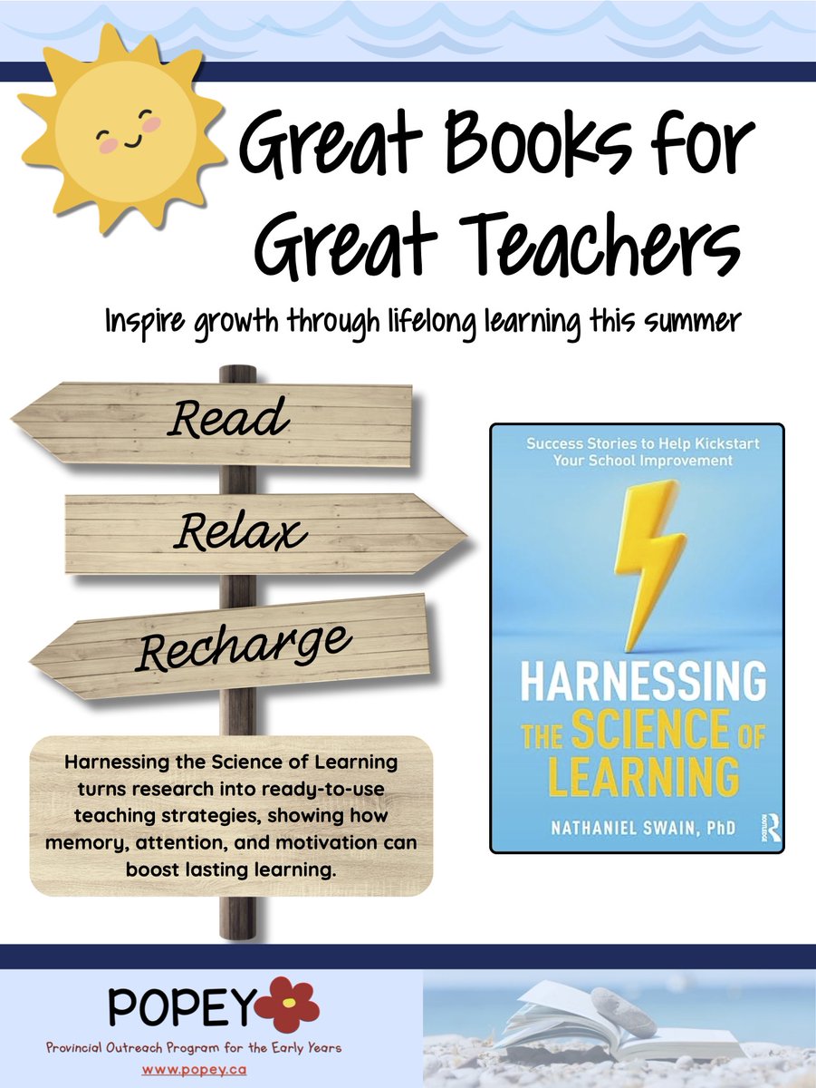 POPEY BC (@popeybc) on Twitter photo Great books for great teachers 📚 
Harnessing the Science of Learning by Nathaniel Swain! Great books for great teachers 📚 
Harnessing the Science of Learning by Nathaniel Swain!