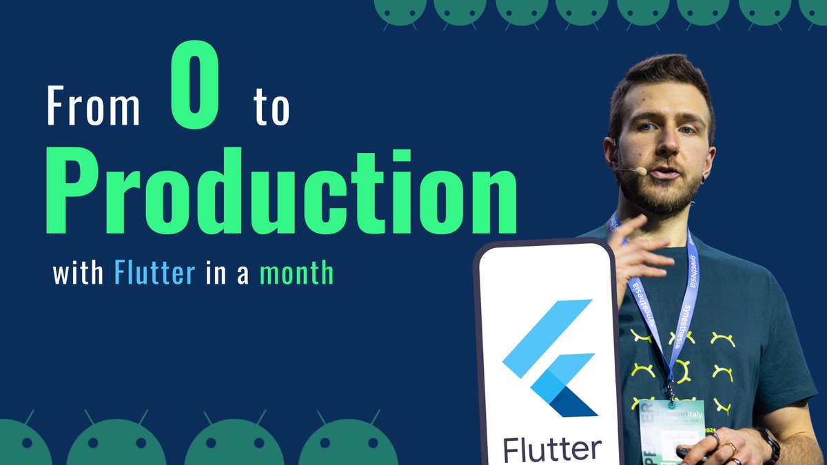 Droidconit's tweet image. “Jetpack Compose wasn’t enough? Here’s why I chose Flutter for my cross-platform app.” 🎯
A real-world journey, explained step by step.
🟢🎥 Watch “From 0 to production with Flutter in just 30 days”
🔗 youtu.be/cifhHPt4N1M 👈🏻
and learn how to:
• Switch from native Android…