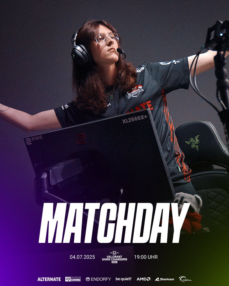 In wenigen Minuten nehmen die Rubies am #VCTGameChangersEMEA Contenders Series 2 Qualifier teil. Mit einem Sieg geht es morgen für uns im Upper Bracket weiter. ➡️

#aufgehtsattax