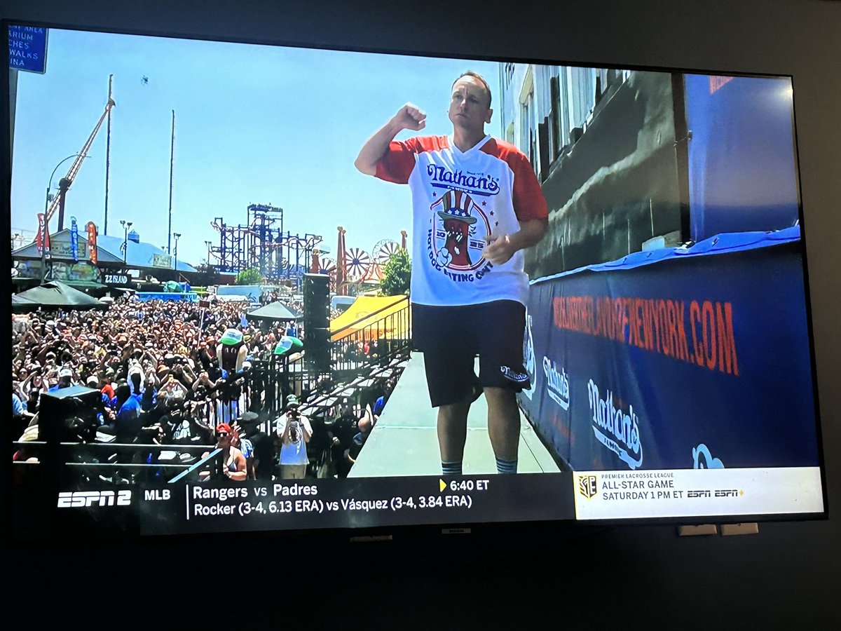 Joey Joey Joey 🇺🇸🇺🇸🇺🇸 the champ is back 🌭🌭🌭