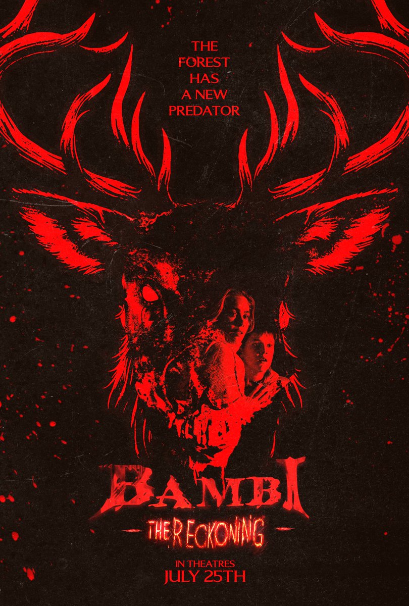 Bambi_horror's tweet image. Another new alternative poster for #BambiTheReckoning. Which has been your favorite?