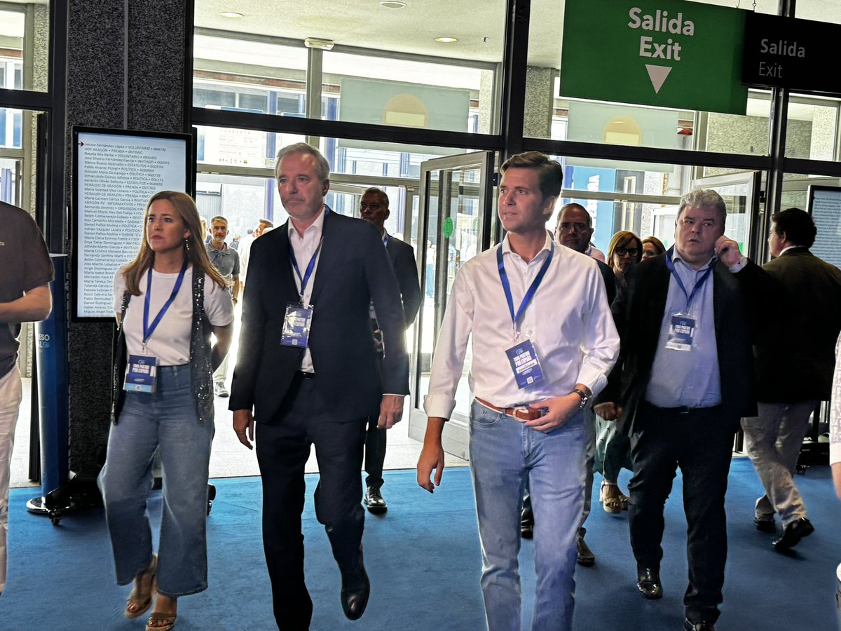 Natalia Chueca (@chuecanatalia) on Twitter photo Nuestro presidente <a href="/Jorge_Azcon/">Jorge Azcón</a> ya está en el Congreso: "Este congreso abre el cambio político de España"
"El PP es la única alternativa a Pedro Sánchez y <a href="/NunezFeijoo/">Alberto Núñez Feijóo</a> va a ser el próximo presidente del Gobierno"
"Estamos preparados para el cambio político, que va a ser Nuestro presidente <a href="/Jorge_Azcon/">Jorge Azcón</a> ya está en el Congreso: "Este congreso abre el cambio político de España"
"El PP es la única alternativa a Pedro Sánchez y <a href="/NunezFeijoo/">Alberto Núñez Feijóo</a> va a ser el próximo presidente del Gobierno"
"Estamos preparados para el cambio político, que va a ser