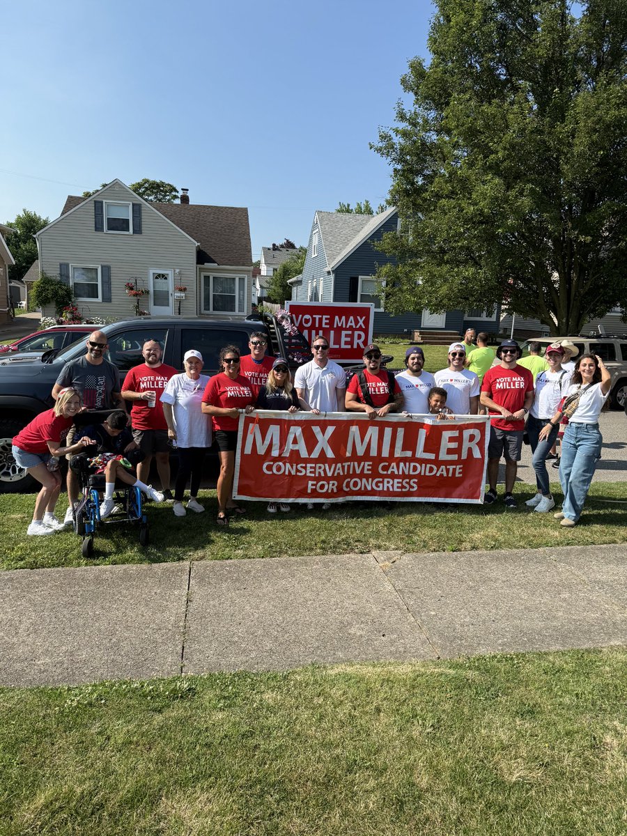 GCYRs were out today at the Parma 4th of July parade! Our members walked for Parma City Councilman Kevin Kussmaul and Congressman Max Miller! #4thofJuly #parade #Republicans #youngrepublicans 🇺🇸 🎆