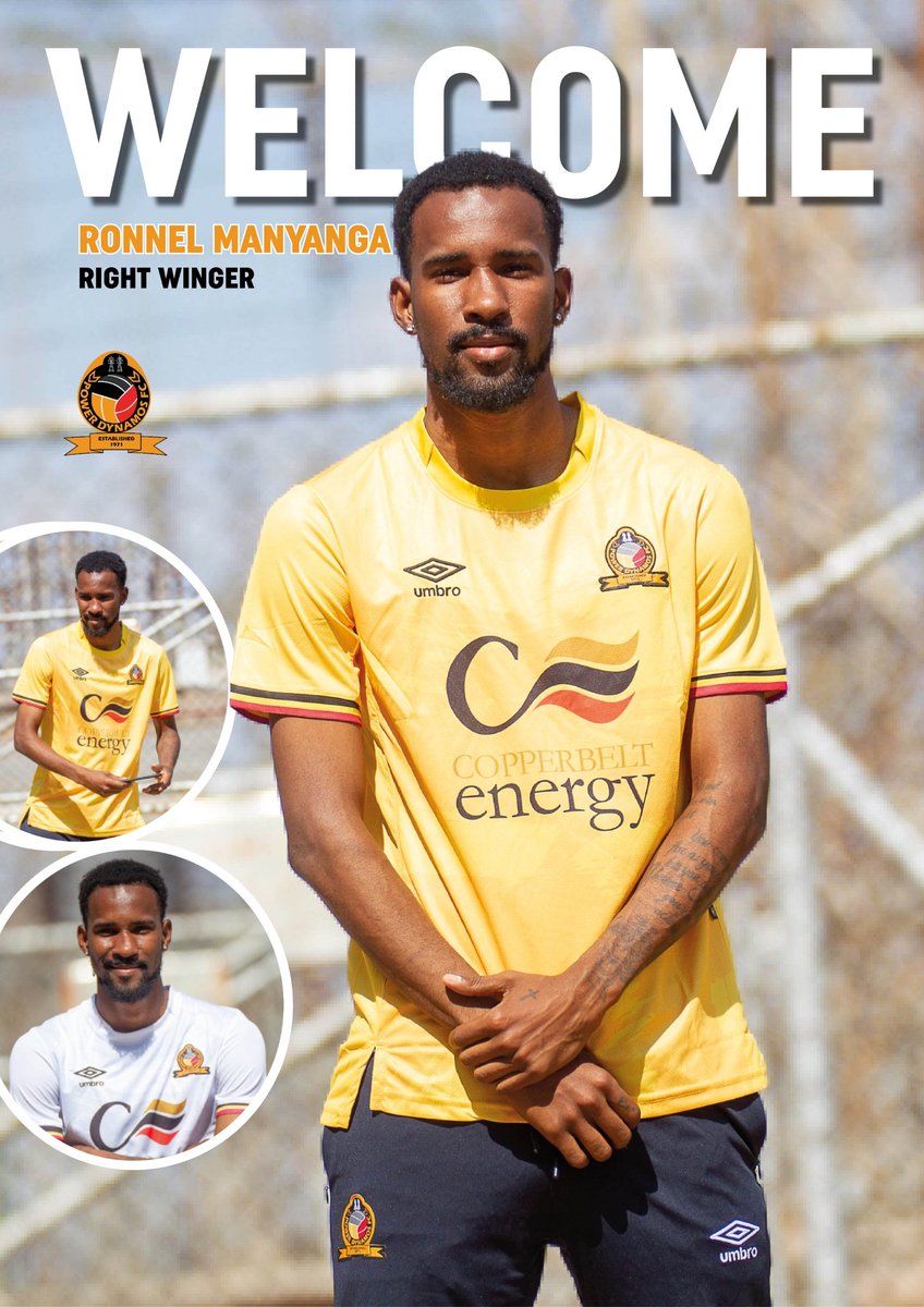 Delighted to announce the signing of Ronnel Manyanga from Matebele FC of Botswana. He joins Power Dynamos on a one- year deal.