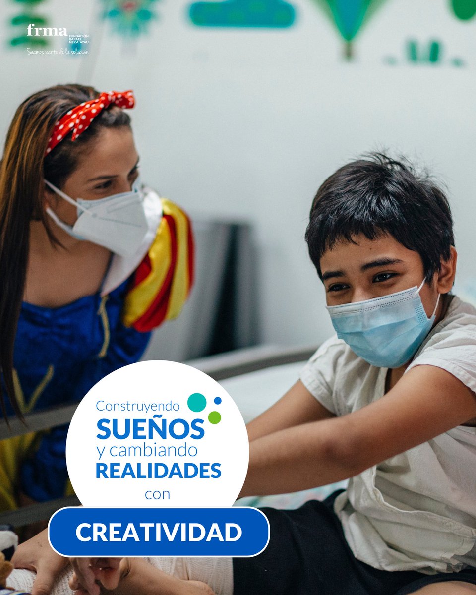 Construyendo sueños y
cambiando realidades con creatividad 

En la FRMA creemos que la risa también sana.
Por eso apoyamos contamos con espacios como la Ludoteca del Hospital San Juan de Dios,

🎈 Porque una sonrisa en medio del dolor también es un acto de amor… y de esperanza.